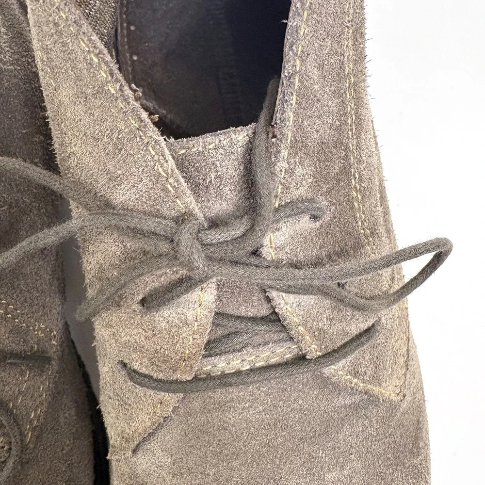Johnston‎ & Murphy Copeland Chukka Boot Mens Sz 11M Gray Oiled Suede Lace Up